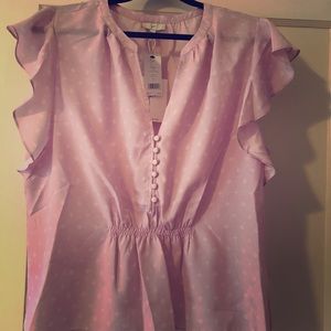 NWT: Joie flutter sleeve blouse